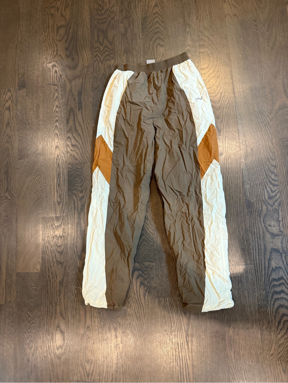 Kith Brown and Cream Colorblock Track Pants